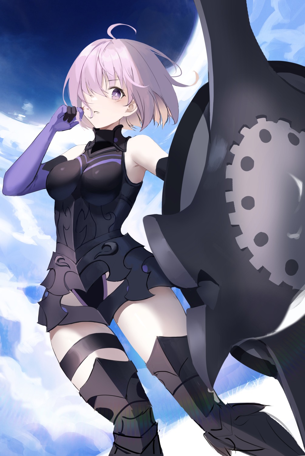 Kyo Maae00 Fategrand Order Mash Kyrielight Armor Garter Leotard Thighhighs 872817 Yandere